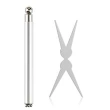 Double-Ended Cat Eye Nail Art Magnetic Wand With Y-Shaped Magnetic Plate, Multi-Function Strong Magnetic Nail Art Tool Set, 3D Flower Starry Sky Effect Magnetic Wand, Suitable For DIY Sand Eye Gel Nail Polish Nail Art Design, Silver Pink Nail Art Magnetic Pen Set - Multicolor - View 11