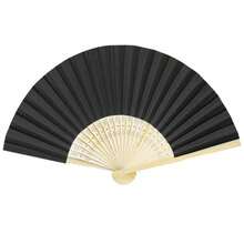 Ventaglio pieghevole in bambù bianco multicolore, ventaglio di carta dipinto a mano fai-da-te per bambini, ventaglio pieghevole calligrafico fatto a mano, decorazione per matrimoni e feste, ventaglio portatile da mano, superficie bianca del ventaglio per graffiti, pittura, creazione calligrafica, ventaglio di stile antico - Ventilatore pieghevole - Visualizzare 7