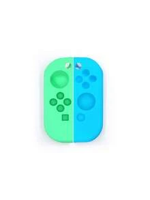 Ốp bảo vệ silicone cho tay cầm Joy-Con Switch, thiết kế phối màu, mềm chống trượt, chống bụi và kháng nước, vỏ bọc gamepad chống sốc dễ thương, tông màu pastel macaron, phụ kiện chơi game cầm tay cho Switch - Xem 8