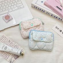 1个卡通翻盖卡包多功能卡套零钱包，女士迷你钱包，可装硬币、耳机、钥匙和其他小物件，方便户外携带，女士迷你钱包，秋季零钱包 - 彩色 - 查看 9