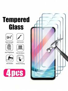 4片裝強化玻璃螢幕保護貼，相容 Galaxy S26 / 17 / 17T / / Honor 600lite，防爆、自動吸附、圓邊防塵設計、耐刮、無塵、防水、防指紋、不傷機殼 - 4pcs - 查看 39