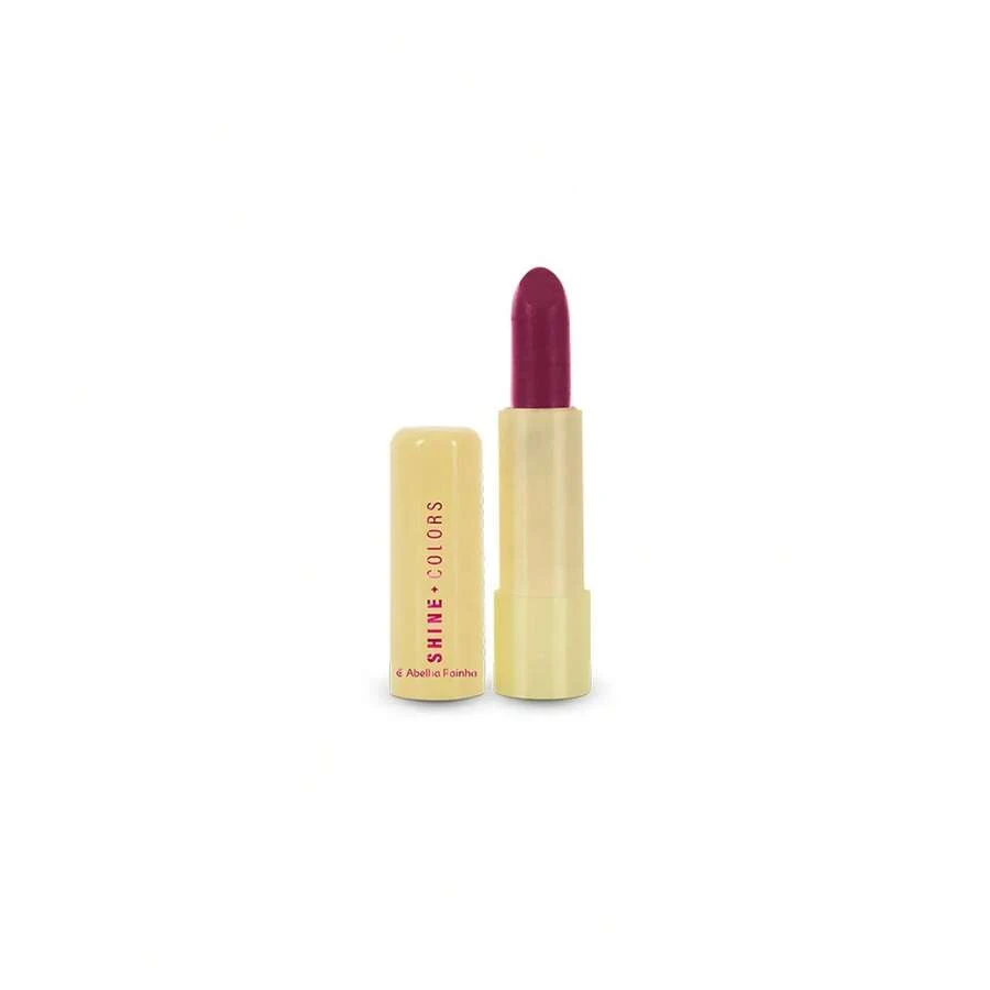 Batom Meu Tom Vinho Fps 8 Shine Colors 3,7g - Vinho - Visão 1