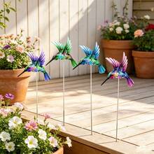 4Pcs Decorative Garden Stakes Metal Outdoor Decoration For Garden And Yard - C - View 5