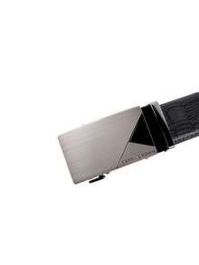 CAMEL CROWN Men's Automatic Buckle Belt, Simple And Versatile Trouser Belt - Black - View 4