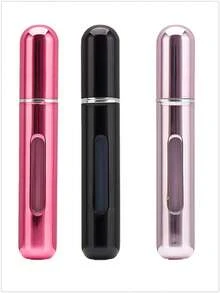 1pc/2pcs/3pcs 8ml Refillable Perfume Spray Bottles, Mini Atomizer Bottles, Pocket Size Fragrance Containers, Scent Pump Shells, Portable Vacuum Perfume Bottles, Suitable For Travel, Living Room, Bedroom, Bathroom Decor, Travel Accessories, Wedding, Party, Birthday, Gifts For Men, Mothers, Fathers, Friends, Happy New Year, Accessories, Fun Gifts - 8ml - View 60