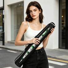 Outdoor Cylindrical Insulated Cooler Bag, Oxford Fabric Crossbody Portable Beer & Beverage Cold Storage Bag, Golf Travel Car Cold Drink Organizer - Insulated Container - View 1