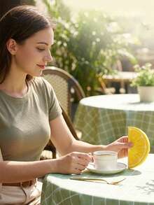 1/20/40/60/80/100pcs Lemon Pattern Disposable Paper Napkins, Summer Fruit Print Decorative Napkins, Suitable For Outdoor Weddings, Engagement Parties, Summer Tropical Parties, Home, Hotel Tabletop Decoration, Dessert And Beverage Napkins - Multicolor - View 3