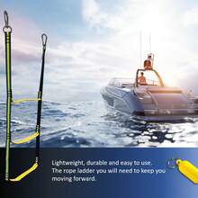 5-Step Extra Long Portable Boat Ladder Extension Rope Ladder For Marine Climbing, Folding Auxiliary Boat Ladder, Inflatable Boat Boarding Ladder Folding Hanging Ladder, Suitable For Kayaks, Canoes, Inflatable Boats (3-Step, 4-Step, 5-Step) - Kayak Rope Ladder - View 8