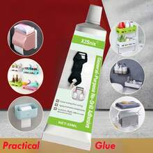 Strong No-Nail Adhesive, Powerful Bonding Agent Suitable For Wall, Metal, Mirror, Tile, Baseboard, Bathroom Shelf And Various Materials - Waterproof, Multi-Purpose, No Drilling Required Household Glue, No Drilling Required - 2CJ-345 - View 7