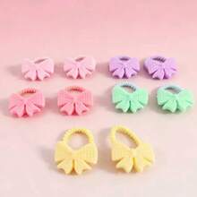 2/10pcs Random Cartoon Cute Hair Scrunchies, Sweet Style Daily Wear Hairbands - Multicolor - View 10