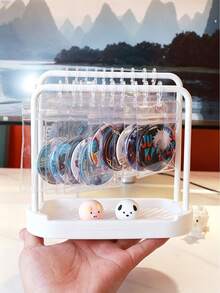 4 cái/1 cái Kệ trưng bày để bàn nhiều tầng, giá lưu trữ phong cách tối giản, phù hợp để sưu tập mô hình và trang sức, kệ trang trí, dùng cho bàn trang điểm, phòng ngủ, văn phòng, mọi mùa, phù hợp cho người sưu tầm - Nhiều kiểu dáng - Xem 10