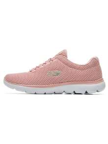 Skechers Women's Casual Slip-On Walking Shoes, Soft Sole Comfortable Shock-Absorbing Sports Shoes For Daily Wear And Leisure, 12985-ROS - Rose Red - View 7