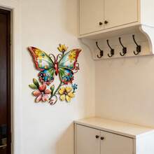 2D Flat Acrylic Butterfly Wall Decor, Premium Home Wall Decoration, Garden Arrangement Craft - A - View 3