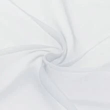 1件/2件裝 全聚酯纖維白色透光窗簾，半透明裝飾薄紗，適用客廳、臥室、陽台、戶外，遮陽、防紫外線、濾光 - 白色 - 查看 8