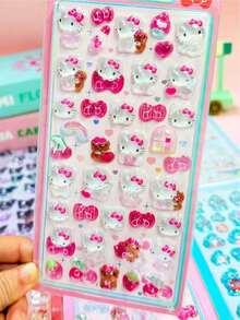 3D Embossed Bubble Stickers, Ins Style Planner Stickers, Laptop And Tablet Decorative Decals - Multicolor - View 7