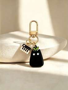 1pc/Multi-Piece Unisex Alloy Oil-Drip Cat Pendant Music Accessory Keychain Cute Bag Charm - Multicolor - View 17