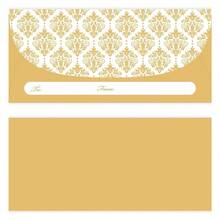 5/25/50pcs Gold Cash Envelopes, For Cash Gifts (17.78X7.62cm), Elegant Decorative Design Cash Storage Bags, Suitable For Christmas, Birthday, Graduation, Wedding, Small Savings Envelopes, Bulk Discount Packaging - Rectangle - View 6