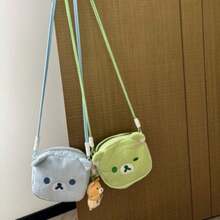 Rilakkuma Dompet Koin Beruang Lucu dan Santai, Tempat Kartu, Tempat Penyimpanan Earphone, Organizer Tas Tangan Kartun - MultiWarna - View 5