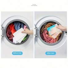 50/100pcs Laundry Color Absorber Sheets, Anti-Dyeing Color Catcher Paper, Allows Mixed Washing, Household Anti-Bleeding Laundry Sheets, Washing Machine Dedicated Color Absorber, Suitable For Various Clothes, Bed Sheets, Pillowcases, Socks, Keeps Original Color Of Garments - Color Absorber - View 6