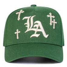 Fashionable Unisex Hip-Hop Sun Hat For Women, Solid Color Baseball Cap, Stylish, Simple, And Elegant - Green - View 4