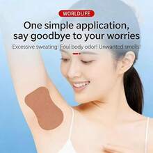 Disposable Underarm Sweat Pads Set, Multi-Layer Absorbent Fabric Locks Excess Underarm Sweat Effectively. Prevent Sweat Stains On Clothes, Skin-Friendly Adhesive With No Sticky Residue For Daily All-Day Wear. - A - View 1