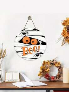 Halloween 2D Wall Decorations, BOO Shapes, Pumpkin And Spider Pattern Designs, Suitable For Halloween, Halloween Surprise Party Decorations, Home Decorations, Porch Decorations, Haunted House Decorations, Wall Decorations, Window Decorations - One Size Fits All - View 2