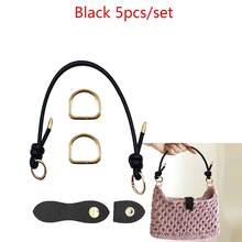 5pcs/Set DIY Bag Modification Accessories Kit, Handbag Handles, Buckles, D-Rings, PU Buckles, Hardware Accessories For Bags, Suitable For Crochet Bags, Knitted Bags, Handbags, Replacement Straps For DIY Craft Enthusiasts - Multicolor - View 15
