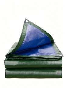 قطعة واحدة من القماش المشمع، مقاوم للماء من الجانبين للحماية من المطر، مقاوم للبقع ومقاوم للشمس على الطبقة الخارجية مع أداء حاجز مائي قوي على الطبقة الداخلية، نقاط تعليق متعددة تسمح بإعداد مرن لأشكال مختلفة - أخضر داكن - مشاهدة 7