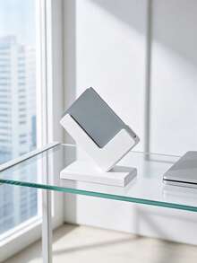 1pc Industrial Style Creative Business Card Holder, Desktop Business Card Display Rack, Minimalist Office Storage, Suitable For Office/Workstation Decor, Business Card Holder - Multicolor - View 3