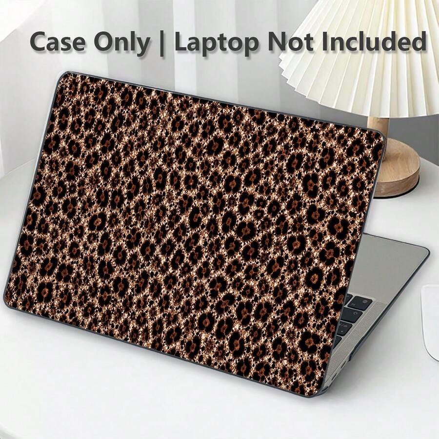 1pc Protective Case, Leopard Print UV Printed Pattern, Laptop Protective Sleeve, Minimalist Lightweight Durable Protective Sleeve Compatible With Macbook Air Pro 13.3 13.6 14.2 15.3 16.2 Inch, Suitable For 13 Inch Neo Laptop Protective Case Model A3404 - View 1