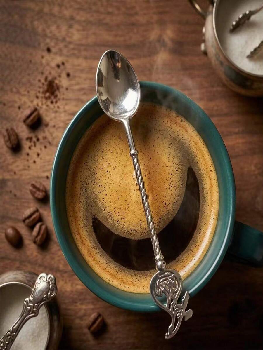 2pcs/4pcs/8pcs Stainless Steel Small Spoons Coffee Spoons Dessert Spoons Stirring Spoons - View 1