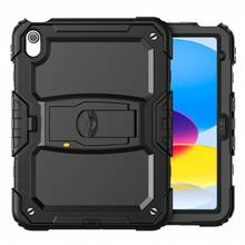 适用于 iPad (A16) 第 11 代/Air11/Air13 M3 (2025) 第 9/8/7 代 (2021/2020/2019) 的重型防震保护壳，坚固耐用的硬壳保护套，内置支架，适用于 10.2 英寸 iPad 2021/2020/2019。 - 黑色 - 查看 32