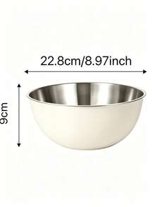 (1pc/3pcs)Stainless Steel Rolled Rim Mixing Bowls, Multi-Size Stackable Kitchen Bowls For Baking, Mixing And Food Prep, Durable Cooking Storage Bowls, Ideal Kitchen Gadget, Christmas Gift - View 15