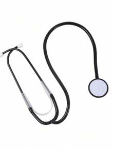 Single Head Simulation Stethoscope Prop, Multi Colors, Doctor Cosplay Accessory For Halloween & Christmas. For Role Play Only, Not A Medical Device - Multicolor - View 3
