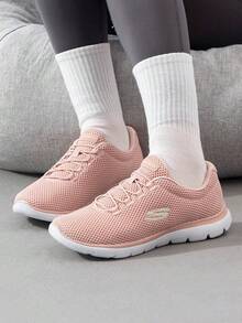 Skechers Women's Casual Slip-On Walking Shoes, Soft Sole Comfortable Shock-Absorbing Sports Shoes For Daily Wear And Leisure, 12985-ROS - Rose Red - View 6