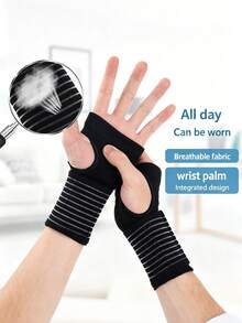 Wrist Brace Compression Wrist Support Splint For Women Men Adjustable Wrist Strap Compression Wraps Fit Right Left Hand For Gym Weightlifting Home Exercise Fitness Cycling Gloves Workout Equipment Hiking Gear Bikes Travel Essentials Accessories - Multicolor - View 4