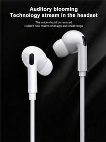 Wired EarPods With Lightning Connector For IPhone, In-Ear Headphones With Built-In Remote & Mic For Music/Call/Volume Control, Compatible With IPhone 17/16/15/14/13/12/11/XR/XS/X/8/7/SE/Pro/Pro Max - View 1