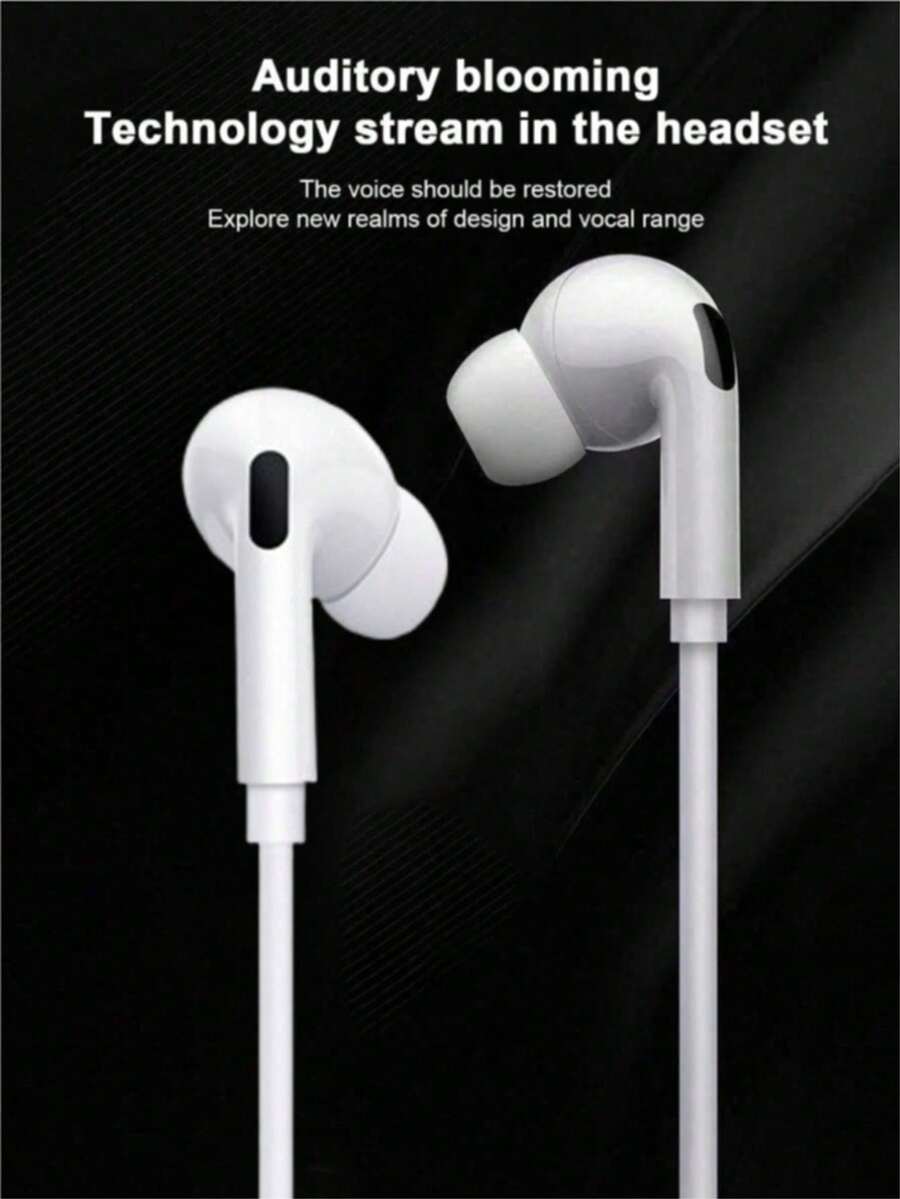 Wired EarPods With Lightning Connector For IPhone, In-Ear Headphones With Built-In Remote & Mic For Music/Call/Volume Control, Compatible With IPhone 17/16/15/14/13/12/11/XR/XS/X/8/7/SE/Pro/Pro Max - View 1