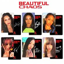 مجموعة 6 بطاقات صغيرة، مجموعة بطاقات عشوائية من ألبوم KATSEYE الجديد BEAUTYFUL CHAOS، مجموعة بطاقات عيون القطة، مجموعة قابلة للجمع للمعجبين - متعدد الألوان - مشاهدة 3