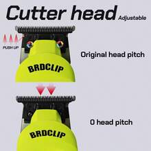 BRDCLIP Professional Hair Clipper Set, Adjustable Hair Clipper 10000RPM Electric Shaver, Reciprocating Shaver For Men With Base BRD-106 BRD-107 BRD-609 - Multicolor - View 5