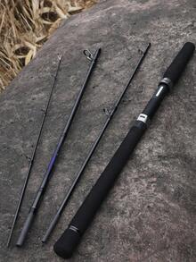 BILLINGS Fishing Rod,Spinning Reel Fishing Rod,4-Piece Portable Carbon Fiber Travel Rod,Ceramic Guide,For Freshwater Saltwater,Ultra-Lightweight Spinning Rod,1.98/2.1/2.4M - Black - View 10