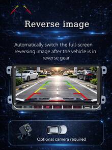 9-Inch Touchscreen CarPlay Portable Car Audio, Supports Android Auto, Car Play Navigation, Voice Control, Remote Connection/AUX/FM, Car Radio Receiver, Loop Recording, Plug And Play, Suitable For Cars, Trucks, - Mp5 - View 10