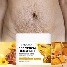 EELHOE Creme de Cuidados com a Pele para Firmeza Abdominal, Contém Colágeno e Ácido Hialurônico, Hidrata e Firma a Textura da Pele, Adequado para Abdômen, Coxas, Nádegas e Braços, Adequado para Todos os Tipos de Pele - Loção Hidratante para Modelagem Corporal - ceramida - Visão 3