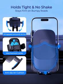 REMAX Soporte para teléfono de coche Univer para teléfonos de 4-7.2 pulgadas - Negro - Ver 4
