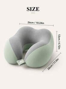 Cozy Neck Pillow Designed With Skin Friendly Velvet Cover And Compact Carrier Pouch Stylish Travel Essentials For Daily Commuters Heavy-Duty Neck Pillow Travel Ideal For Office Nap Relaxation And Weekend Escapes Trip Travel Accessories - Multicolor - View 9