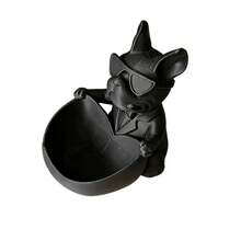 3D Printed Cool Dog Fashion Glasses Pen Holder Storage Organizer, Large Capacity Desktop Pen Cup, Multi-Function Tray For Keys, Coins, Earrings, Rings, Living Room Entryway Office Desk Decor, Stable And Anti-Tip - Multicolor - View 4