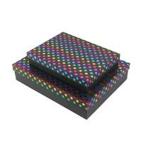 46.3x36.5cm Multicolor Kraft Paper Rectangular Gift Box Set, Stackable Storage Organizer Boxes For Presents, Party Supplies - Multicolor - View 6