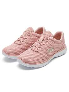 Skechers Women's Casual Slip-On Walking Shoes, Soft Sole Comfortable Shock-Absorbing Sports Shoes For Daily Wear And Leisure, 12985-ROS - Rose Red - View 10