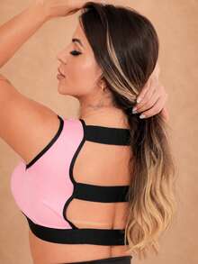 Women Sports Tees & Tanks - Rosa vieja - Ver 2