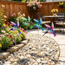 4Pcs Decorative Garden Stakes Metal Outdoor Decoration For Garden And Yard - C - View 4